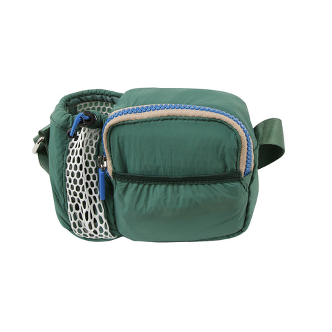 Daily Net Pocket Detail Nylon Crossbody