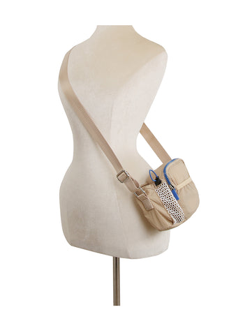 Daily Net Pocket Detail Nylon Crossbody