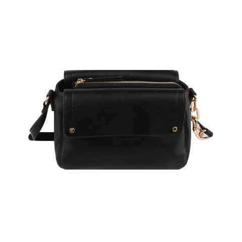 Double-sided Flap Closure Crossbody Bag