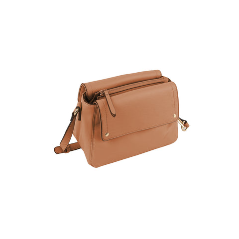 Double-sided Flap Closure Crossbody Bag