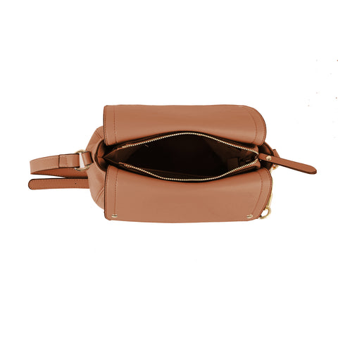 Double-sided Flap Closure Crossbody Bag