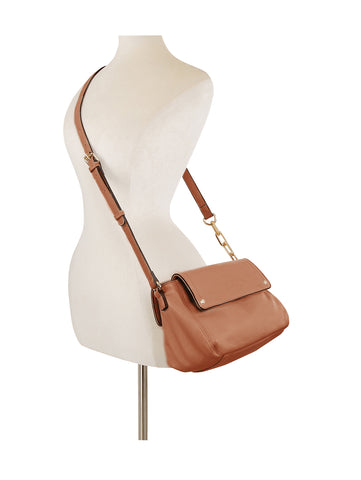 Double-sided Flap Closure Crossbody Bag