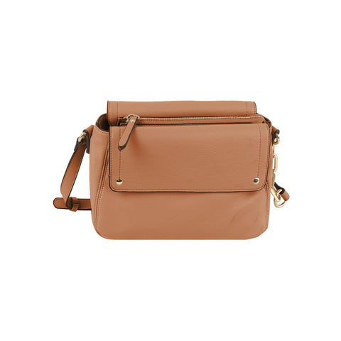 Double-sided Flap Closure Crossbody Bag