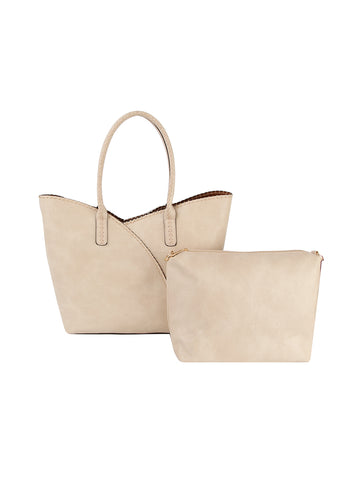 Two Piece Tote Handbag Set