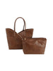 Two Piece Tote Handbag Set