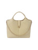 Chain Accented Classy Hand Tote
