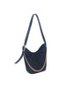 Unique Embossed Tall Hobo Handbag
