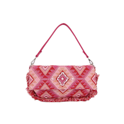 Aztec Pattern Tapestry  Shoulder Bag