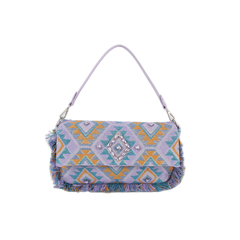 Aztec Pattern Tapestry  Shoulder Bag