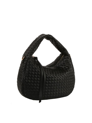 Classic Woven Hobo Handbag