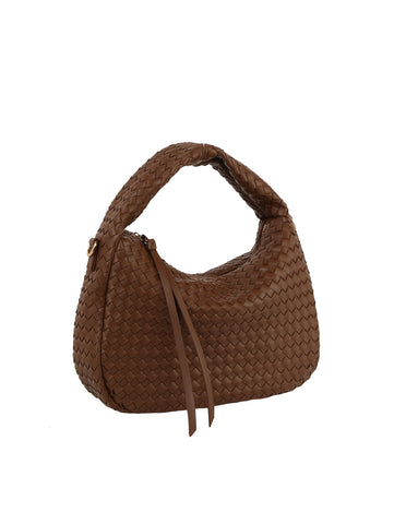 Classic Woven Hobo Handbag