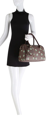 Signature Print Avocado Satchel Set