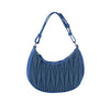 Quilted Denim Design Hobo Handbag