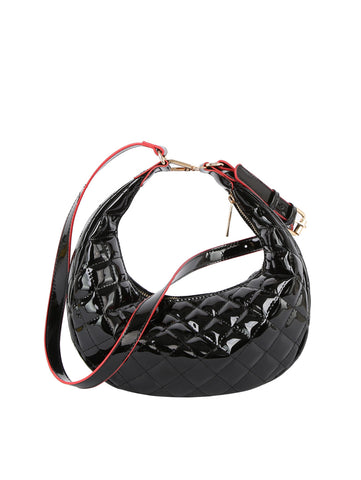 Modern Design Patent Quilted Hobo