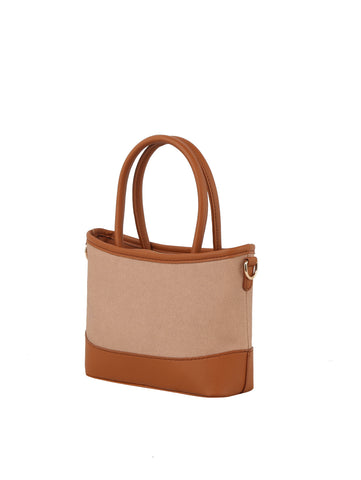 Petite Top Stitch Hand Tote