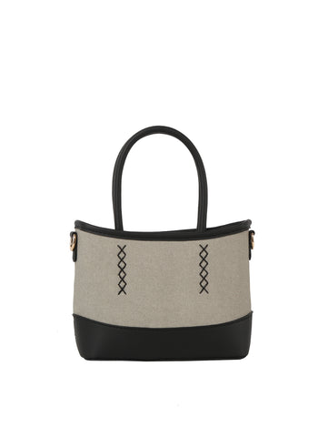 Petite Top Stitch Hand Tote