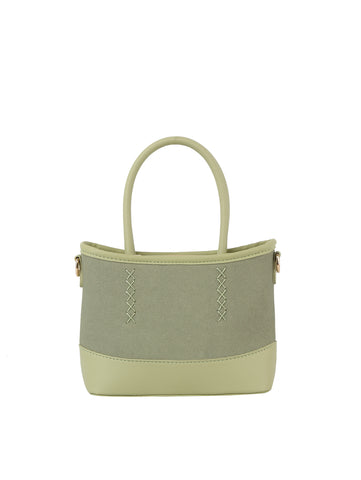 Petite Top Stitch Hand Tote