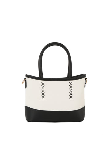 Petite Top Stitch Hand Tote