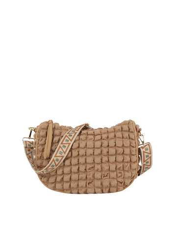 Quilted Puffer Guitar Strap Shoulder Bag