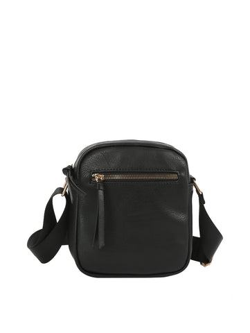 Compact Square Zip Crossbody
