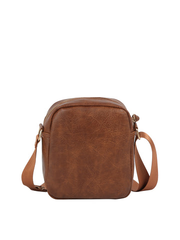 Compact Square Zip Crossbody