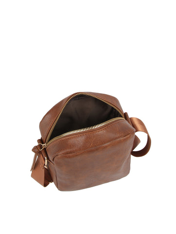 Compact Square Zip Crossbody