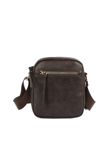 Compact Square Zip Crossbody