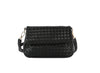 Woven Front Flap Shoulder Bag