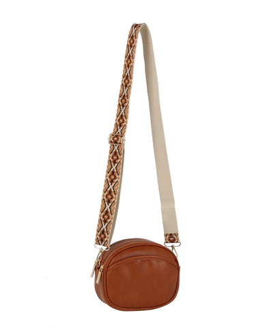 Crossbody Sling With Guitar Strap Accent