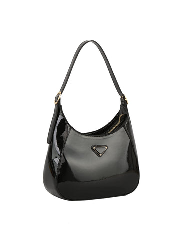 Patent Perfect Hobo Handbag