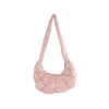 Quilted Puffer Hobo Handbag
