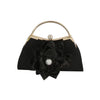 Satin Bloom Evening Handbag
