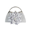 Satin Bloom Evening Handbag