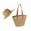 Summer Straw Hat and Tote Set