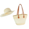 Summer Straw Hat and Tote Set