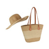 Summer Straw Hat and Tote Set
