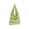Heart Design Crochet Shoulder Bag