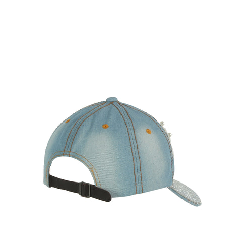 Bling And Pearl Crown Queen Cap
