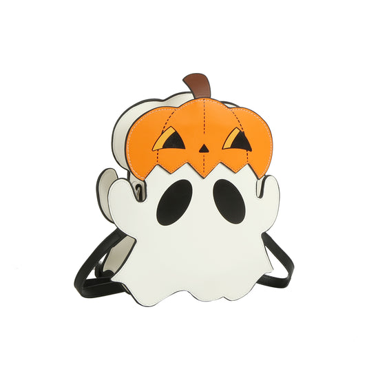 Cute Pumpkin Hat Ghost Crossbody Bag