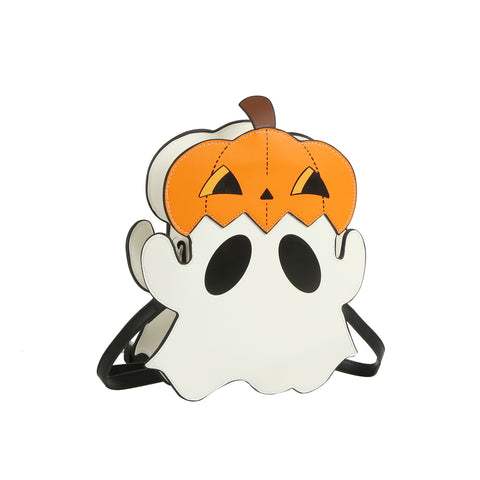 Cute Pumpkin Hat Ghost Crossbody Bag