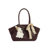 Teddy Charm Bow Tote