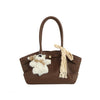 Teddy Charm Bow Tote