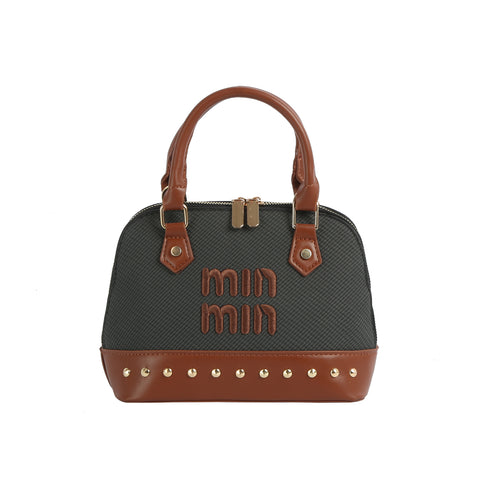 Stud Trim Dome Satchel