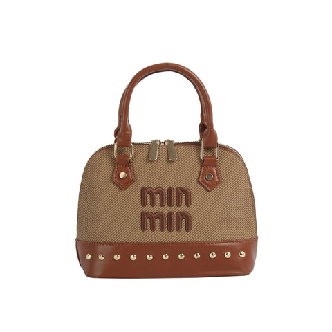 Stud Trim Dome Satchel