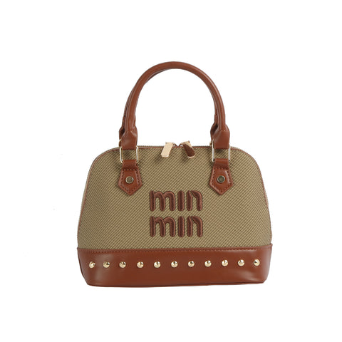 Stud Trim Dome Satchel