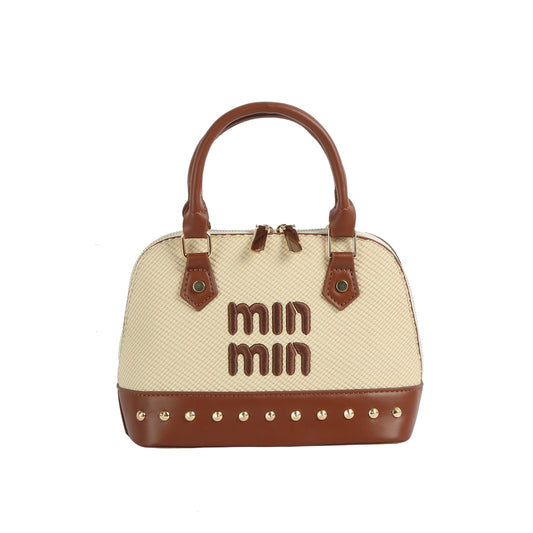 Stud Trim Dome Satchel