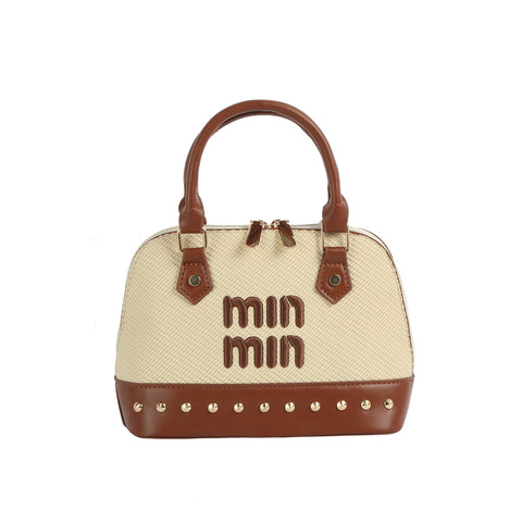 Stud Trim Dome Satchel