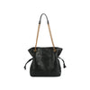 Chain Strap Drawstring Shoulder Tote
