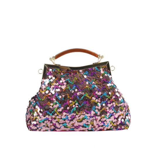 Colorful Sequin Fashion Handbag