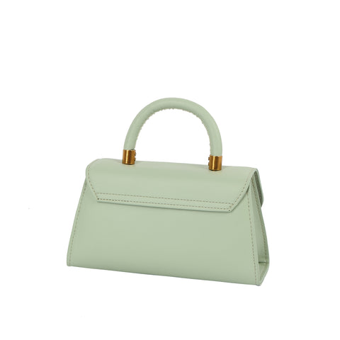 Vintage Top Handle Mini Turn-Lock Satchel